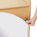 Lockable Storage Cupboard with Display \x26 Mirror Back  hi\-res
