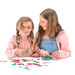 Magnetic Fraction Set \- Round in 10 Colours (71 pcs)  hi\-res