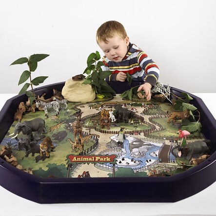 TTS Active World Tuff Tray Safari Park Mat  hi\-res