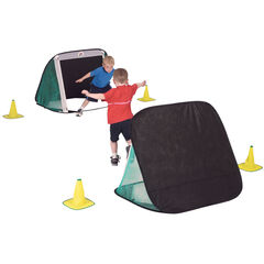 Pop Up Football Goals Pair  Pop Up Football Goals Pair  hi-res