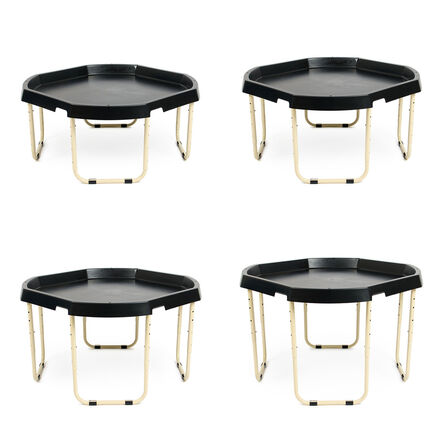 TTS Black Tuff Tray Table \x26 Cream Stand Bundle  hi\-res