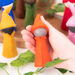 Small World Rainbow Wooden Felt Elves  hi\-res