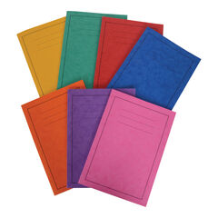 9''x7'' Exercise Book 8mm Ruled Margin Blue 48pg  hi-res