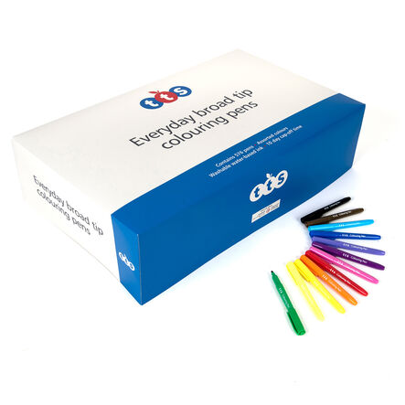 TTS Everyday Broad Tip Colour Pens Assorted 576pk  hi\-res