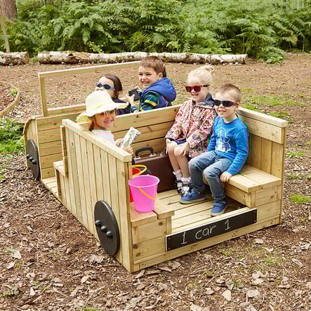 TTS Outdoor Wooden Role Play Truck H85 x W105 x L190cm  hi\-res