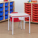 Fully Welded Tables Coloured Edge Square  hi\-res