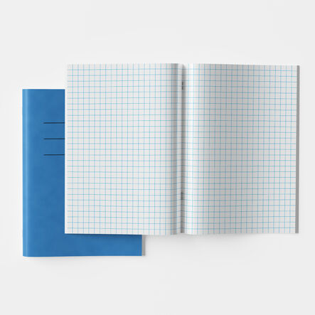 Choice Exercise Books A4+ 7mm Sq 80pg Blue 50pk  hi\-res