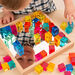 Construction Set Acrylic Gems and Mirror Tray  hi\-res