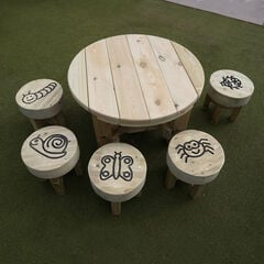 Bug Table and Five Stools  Bug Table and Five Stools  hi-res