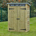Outdoor Storage Shed with Chalkboard  hi\-res