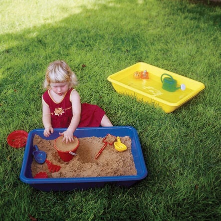 Bright Colours Messy Play Sand \x26 Water Trays 4pk  hi\-res