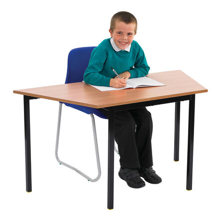 MDF Edge Weld Frame Rectangle Table 110x55cm  hi\-res