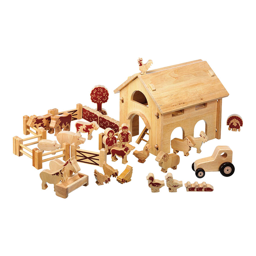 Wooden farmyard on sale