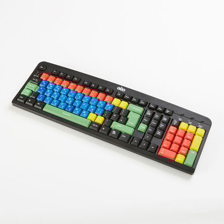 TTS Multi\-coloured Lowercase Keyboard  hi\-res