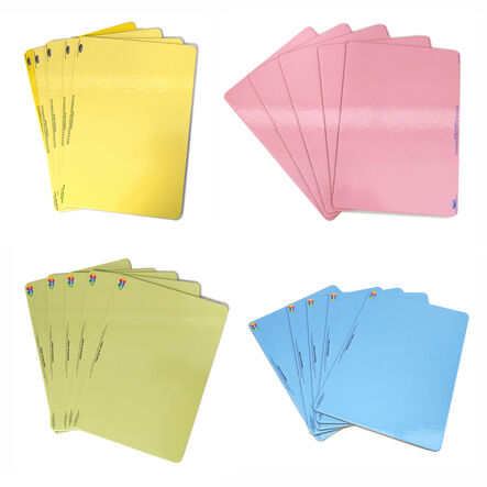 Tinted Plain Whiteboards A4   hi\-res