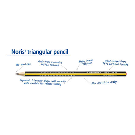 Noris Triangular Pencils  hi\-res
