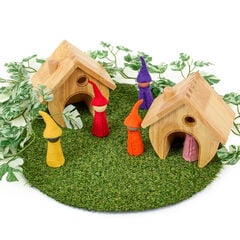 Indoor Outdoor Artificial Grass Circles 10pk  hi-res
