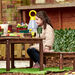 Modern Living Outdoor Table with Benches Set  hi\-res