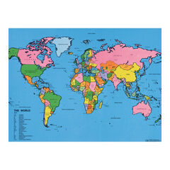 Drywipe Map of the World 91cm x 71cm  hi-res
