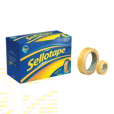 Sellotape® Original Golden Tape 18mm x 66m 8pk  hi\-res