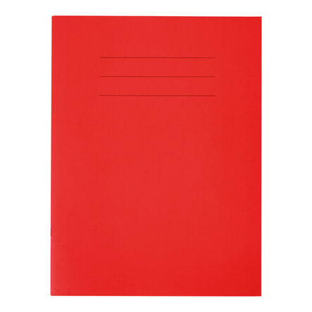 Choice Exercise Books A4+ 8mm R\x26M 80pg Red 50pk Red hi\-res