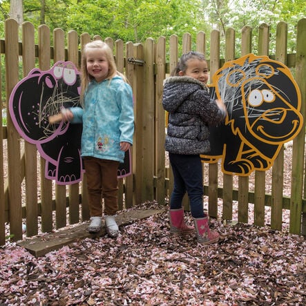 TTS Giant Jungle Outdoor Chalkboards 5pk  hi\-res