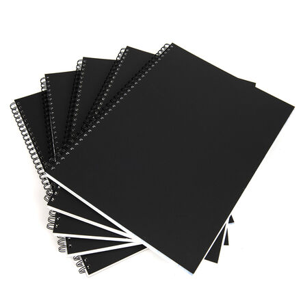 Pisces Hardback Spiral Sketchbook Portrait 170gsm 80pg  hi\-res