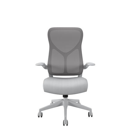 Zip Mesh Back Chair with Folding Arms  hi\-res