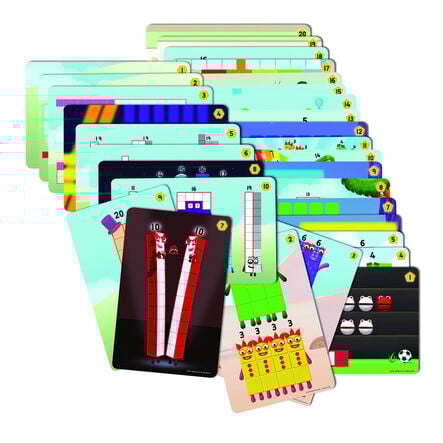 Mathlink® Cubes Numberblocks 11\-20 Activity Set  hi\-res