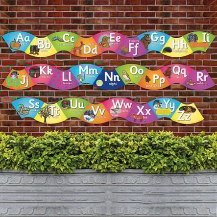 Curvy Alphabet Signs 26pk  hi\-res