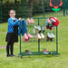 Green Double Sided Metal Wellie Rack Stand  hi\-res