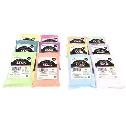Rainbow ECO Eco Craft Sand Assorted Bags 6 x 1kg  hi\-res