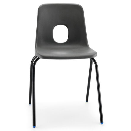 Series E Classroom Chairs 30pk Seat height 260mm Charcoal Charcoal Grey hi\-res