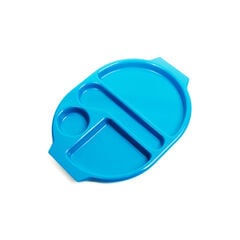 Polycarbonate Meal Trays Large Blue Single  hi-res