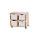 Mobile Double Tray Unit 4 Extra Deep  hi\-res