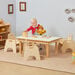 Rectangular Toddler Low Table H38cm Single Table  hi\-res