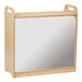 Lockable Storage Cupboard with Display \x26 Mirror Back  hi\-res