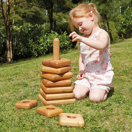 TTS Giant Wooden Stacking Tower Pyramids  hi\-res