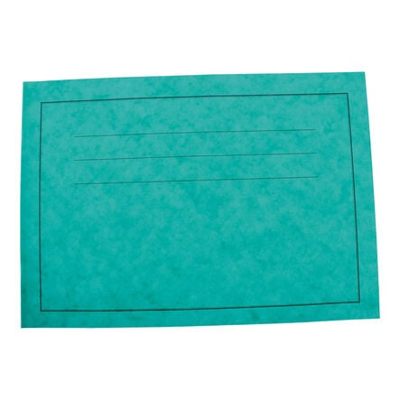 A4 Classic Exercise Book Landscape Plain Green 48pg 50pk  hi\-res