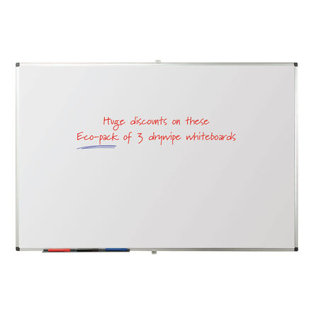 Non\-Magnetic Whiteboard Bundle Deal  hi\-res