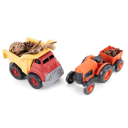 Tractor and Dump Truck Set  hi\-res