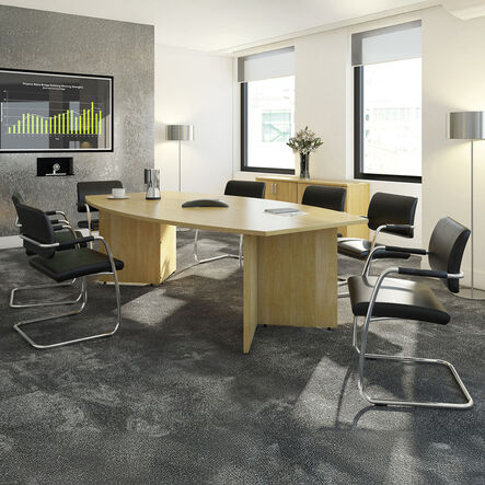 Arrowhead Leg Radial Boardroom Table  hi\-res