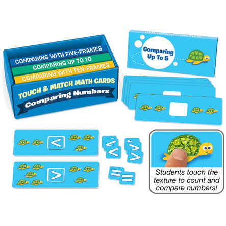 Touch and Match Maths Cards \- Comparing Numbers  hi\-res