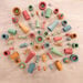Loose Parts Wooden Shapes Large 72 Piece Set \- Earth  hi\-res