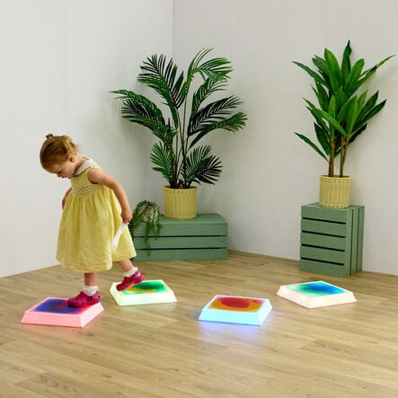 Light\-Up Liquid Sensory Stepping Stones  hi\-res