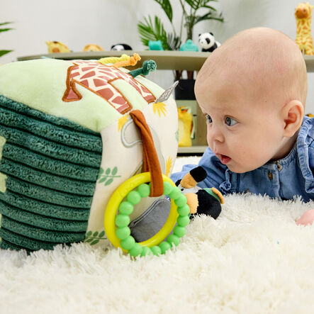 Safari Collection Baby Activity Cube  hi\-res