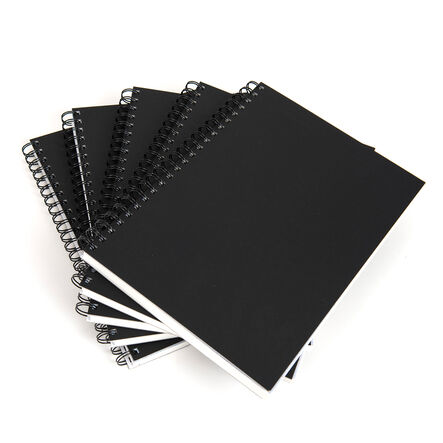 Pisces Hardback Spiral Sketchbook Portrait 170gsm 80pg  hi\-res