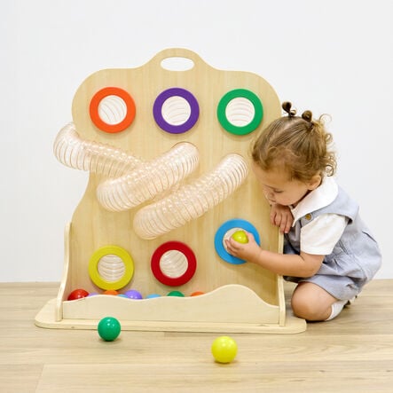 Learn Well Wooden Twist \x26 Turn Tubie Posting Tower  hi\-res