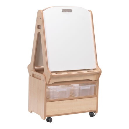 Millhouse Double Sided 2 in 1 Easel \x26 Storage Trolley  hi\-res