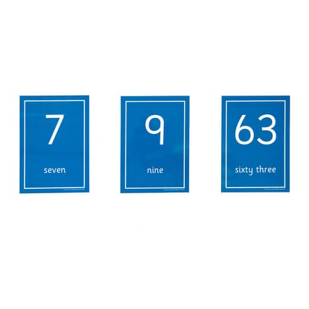 TTS Laminated Number Cards 1\-100  hi\-res
